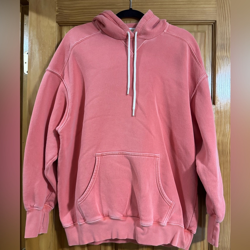 Aerie Offline Coral Hoodie Sweatshirt (oversized)